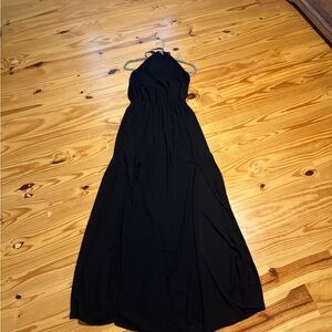 Show Me Your MuMu Black Backless Maxi Dress